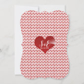 Las Vegas Casino speelkaarten Red Hearts Wedding Kaart (Achterkant)