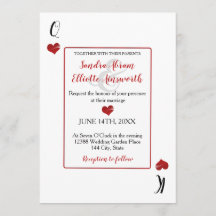 Las Vegas Casino speelt kaarten Rode harten bruilo