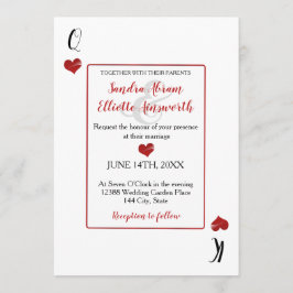 Las Vegas Casino speelt kaarten Rode harten bruilo