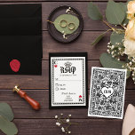 Las Vegas Casino Spelen Kaart Bruiloft RSVP<br><div class="desc">Introductie van de perfecte bruiloft RSVP voor degenen die op zoek zijn naar iets unieks en speels! Onze speelkaart geïnspireerde RSVP is perfect voor een Las Vegas bruiloft of een casino thema bruiloft. Het ontwerp is voorzien van een aangepast naammonogram op de voorkant van de kaart en voegt een persoonlijke...</div>