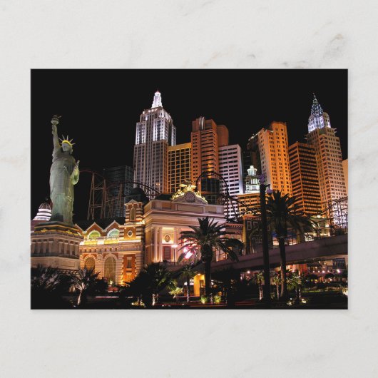 Las Vegas Casino Strip, Nevada Post Card Briefkaart (Voorkant)