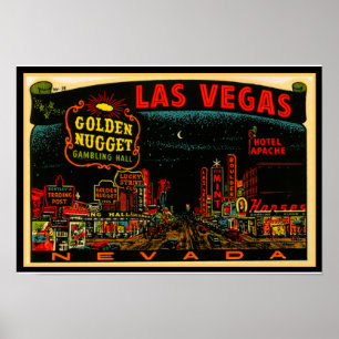  Las Vegas Casino Strip Poster 13x19