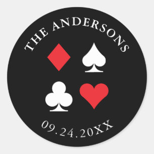 Las Vegas Casino thema aangepaste Sticker