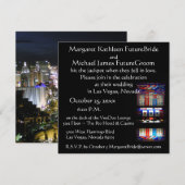 Las Vegas Casino Theme Wedding Kaart (Voorkant / Achterkant)
