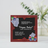 Las Vegas Casino Uitnodigingen (Staand voorkant)