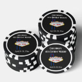 Las Vegas Casino Verjaardagsfeest Vakantie Trip Poker Chips (Opstapeling)