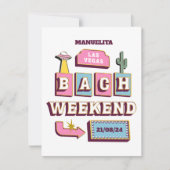 Las Vegas casino vrijgezellenfeestje Kaart (Voorkant)