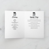 Las Vegas Casino Wedding Order of Service Programma (Binnen)