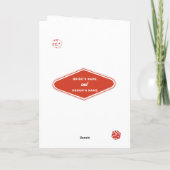 Las Vegas Casino Wedding Order of Service Programma (Achterkant)