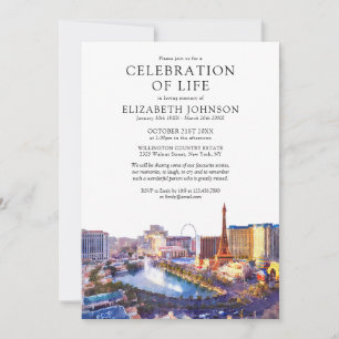 Las Vegas Celebration Of Life Funeral Memorial Kaart