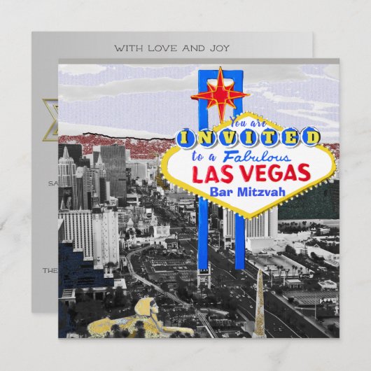 Las Vegas Celebration Specialized sign Kaart (Voorkant / Achterkant)