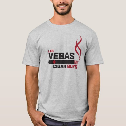 Las Vegas Cigar jongens "Eat. Gamble. Rook." T-shi T-shirt (Voorkant)