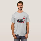 Las Vegas Cigar jongens "Eat. Gamble. Rook." T-shi T-shirt (Voorkant volledig)