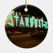 Las Vegas Circa 1959 Stardust Hotel Neon Sign Keramisch Ornament (Achterkant)