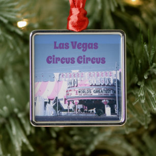 Las Vegas Circus Metalen Ornament