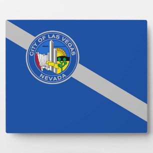 Las Vegas City Flag Plaque Fotoplaat
