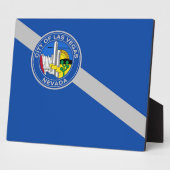 Las Vegas City Flag Plaque Fotoplaat (Zijkant)