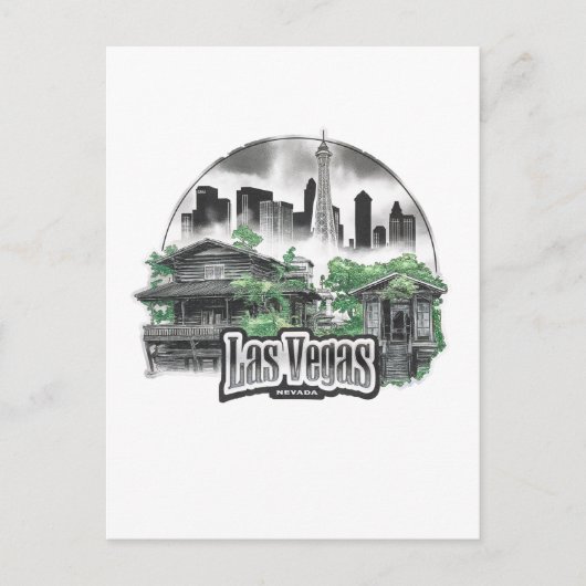 Las Vegas City Nevada Verenigde Staten Briefkaart (Voorkant)