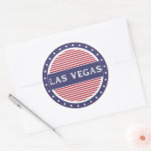 Las Vegas City Pride Embleem – Amerikaanse identit Ronde Sticker (Envelop)