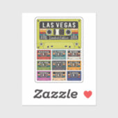  Las Vegas City reizen Sticker (Vel)