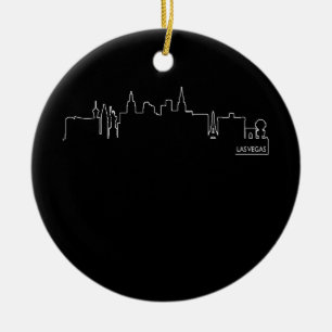 Las Vegas cityscape Keramisch Ornament