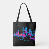 Las Vegas Cityscape Tote Bag (Achterkant)