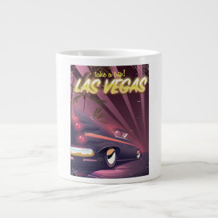 Las Vegas Classic reizen poster voor auto's Grote Koffiekop