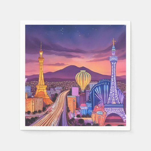 Las Vegas Cocktail servet (Voorkant)