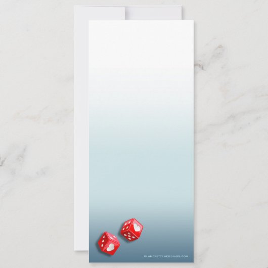 Las Vegas Collage Wedding Kaart (Achterkant)