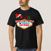 Las Vegas Colorful Kerstmis T-shirt (Voorkant)