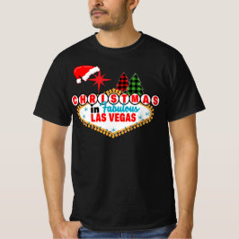 Las Vegas Colorful Kerstmis T-shirt
