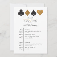 Las Vegas Corporate Event Tijdlijn Gold Glitter