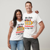 Las Vegas Couple Jubileum Celebrating Custom T-shirt (Unisex)