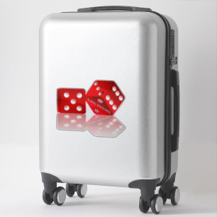 Las Vegas Craps Dice Sticker