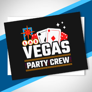 Las Vegas Crew - Feestteam - Vegas Trip Briefkaart