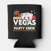 Las Vegas Crew Party Squad Vegas Trip Las Vegas Blikjeskoeler (Achterkant)
