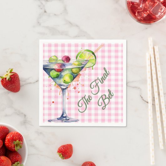 Las Vegas custom bachelorette papieren servet (Insitu)