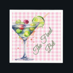 Las Vegas custom bachelorette papieren servet<br><div class="desc">Een op maat gemaakte napkin van bachelorette papier voegt een stijlvolle en gepersonaliseerde touch toe aan uw feest! Ontworpen om te passen bij de roze en groene hortensia-thema inrichting, deze servetten brengen een pop van kleur en elegantie aan uw partij setup. Of u nu cocktails, desserts of partyappetizers serveert, deze...</div>