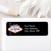 Las Vegas Custom Bedankt Etiket (Insitu)