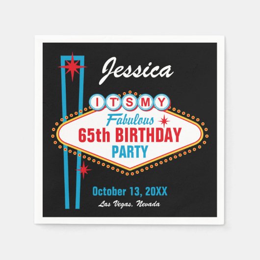 Las Vegas Custom Servet (Voorkant)