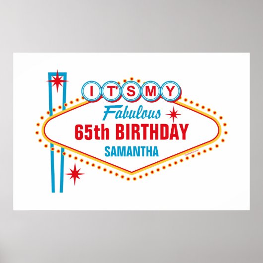 Las Vegas Custom Signature Party Poster (Voorkant)