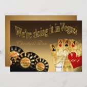 Las Vegas Deluxe Wedding | zand Kaart (Voorkant / Achterkant)