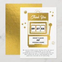 Las Vegas Destination Casino Slot Machine Wedding