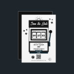 Las Vegas Destination Casino Slot Machine Wedding Save The Date<br><div class="desc">Een unieke hand getekend Las Vegas Casino thema bruiloft ontwerp. Een moderne bestemming Las Vegas,  Nevada bruiloft thema met speelkaarten,  casino gokken thema illustraties. Een zwart-wit Las Vegas bruiloft opslaan van de datum kaart ontwerp ideaal voor casino thema bruiloften. Bijpassende huwelijksuitnodigingen en andere briefpapier items zijn ook beschikbaar.</div>