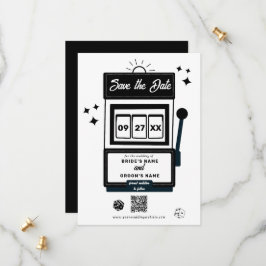 Las Vegas Destination Casino Slot Machine Wedding Save The Date