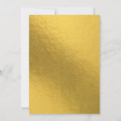 Las Vegas Destination Perfect Match Wedding Gold Kaart (Achterkant)