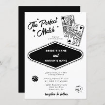 Las Vegas Destination Perfect Match Wedding Zwart
