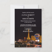 Las Vegas Destination Wedding Invitation Kaart (Voorkant)
