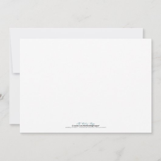 Las Vegas Destination Wedding Invitation (rood) Kaart (Achterkant)