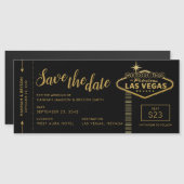 Las Vegas Destination Wedding Save the Date Magnet (Voorkant / Achterkant)
